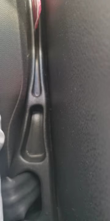 Close view of installed filler